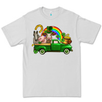 Dove Grey St. Patrick's Day farm animals Premium Tee - CowGirlArtShop