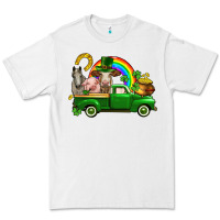 White St. Patrick's Day farm animals Premium Tee - CowGirlArtShop