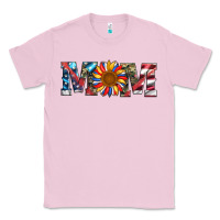 Bubblegum Pink mom with sunflower Classic Tee - Artiststas