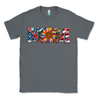 Charcoal Heather mom with sunflower Classic Tee - Artiststas