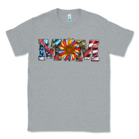 Heather Grey mom with sunflower Classic Tee - Artiststas