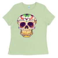 Matcha Cinco de mayo skull Ladies Tee - FaDigitalArtStudio