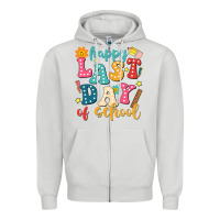 Dove Grey happy last day of school Zipper Hoodie - JahusDesignShop