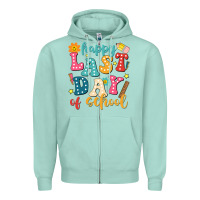 Seafoam happy last day of school Zipper Hoodie - JahusDesignShop