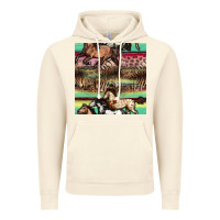 Vintage Artic horses seamless pattern Vintage Hoodie - BundleAndBundleShop