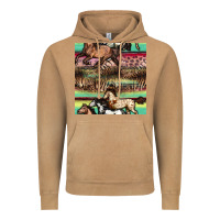 Vintage Camel horses seamless pattern Vintage Hoodie - BundleAndBundleShop