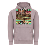 Vintage Zinc horses seamless pattern Vintage Hoodie - BundleAndBundleShop