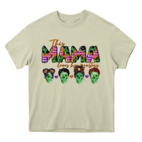 Mossy personalized this mama loves her monsters Heavy Core Tee - CowGirlArtShop