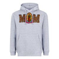 Heather Grey our lady of guadalupe mom Heavyweight Hoodie - JahusDesignShop