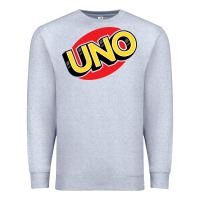 Heather Grey UNO Card Game Premium Sweatshirt - baoMotion
