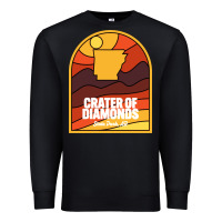 Black crater of diamonds state park arkansas Premium Sweatshirt - baoMotion