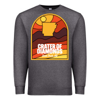 Charcoal Heather crater of diamonds state park arkansas Premium Sweatshirt - baoMotion