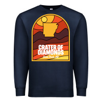 Navy crater of diamonds state park arkansas Premium Sweatshirt - baoMotion