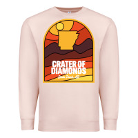 Pale Pink crater of diamonds state park arkansas Premium Sweatshirt - baoMotion