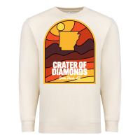 Sandshell crater of diamonds state park arkansas Premium Sweatshirt - baoMotion