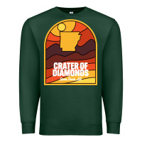 Sports Green crater of diamonds state park arkansas Premium Sweatshirt - baoMotion
