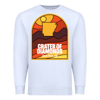 White crater of diamonds state park arkansas Premium Sweatshirt - baoMotion
