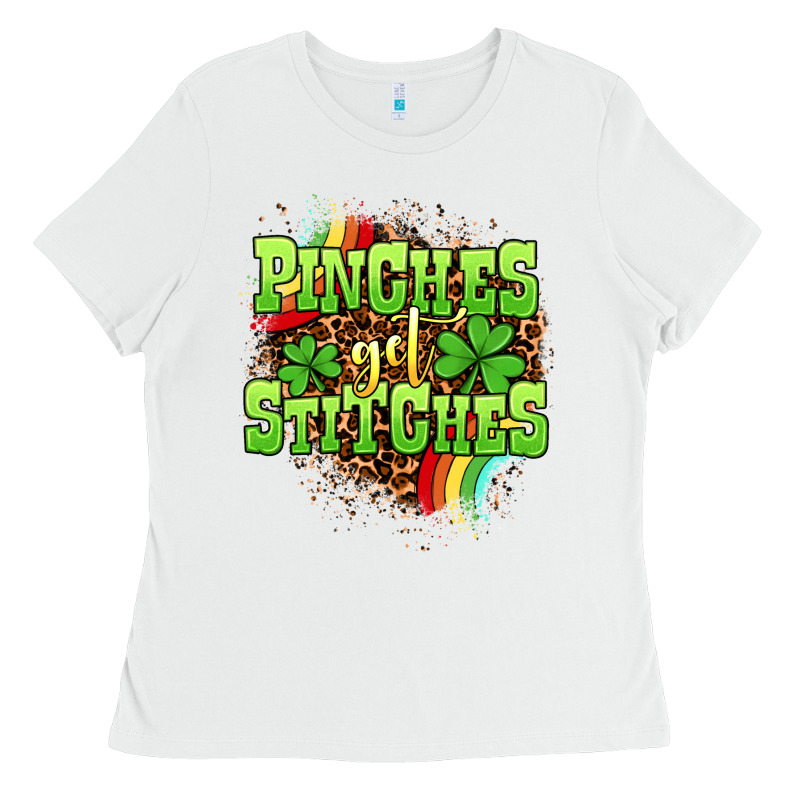 St. Patrick's Day Pinches Get Stitches Ladies Tee by OliviaCreatesArt | Teevron