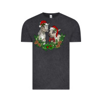 Vintage Black christmas baby goats Vintage Tee - RanaPortraitStore