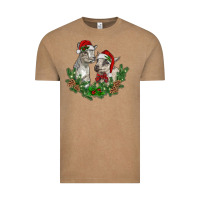Vintage Coffee christmas baby goats Vintage Tee - RanaPortraitStore