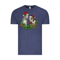 Vintage Denim christmas baby goats Vintage Tee - RanaPortraitStore