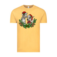 Vintage Mustard christmas baby goats Vintage Tee - RanaPortraitStore