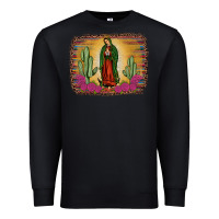 Black western our lady of Guadalupe Premium Sweatshirt - JahusDesignShop