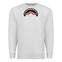 Dove Grey Hype Shark Premium Sweatshirt - baoMotion