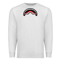 Oatmeal Heather Hype Shark Premium Sweatshirt - baoMotion