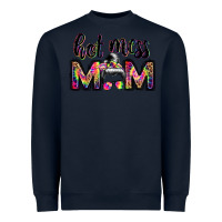 Navy hot mess mom messy bun Heavyweight Sweatshirt - JahusDesignShop