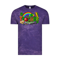 Cloud Purple teacher st patrick Vintage Tee - FaDigitalArtStudio