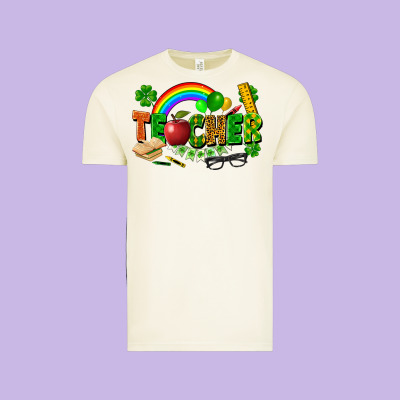 Teacher St Patrick Vintage Tee Designed By Fadigitalartstudio