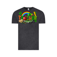 Vintage Black teacher st patrick Vintage Tee - FaDigitalArtStudio