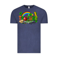 Vintage Denim teacher st patrick Vintage Tee - FaDigitalArtStudio
