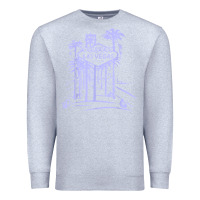 Heather Grey las vegas strip retro famous sign nevada traveler souvenir t shirt Premium Sweatshirt - baoMotion