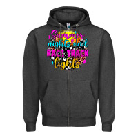 Charcoal Heather summer nights and race track lights Zipper Hoodie - JahusDesignShop