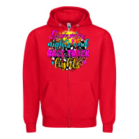 Red summer nights and race track lights Zipper Hoodie - JahusDesignShop