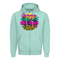 Seafoam summer nights and race track lights Zipper Hoodie - JahusDesignShop