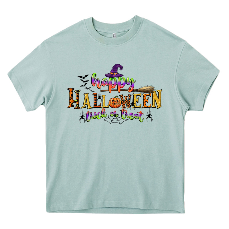 Happy Halloween Trick Or Treat Heavy Core Tee by CowGirlArtShop | Teevron