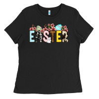 Black Western Easter Ladies Tee - OliviaCreatesArt