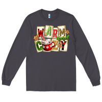 Smoke warm and cozy hot cocoa Long Sleeve Tee - FaDigitalArtStudio