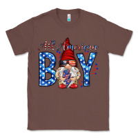 Chestnut All American boy with gnome Classic Tee - HowdyJamesFarm