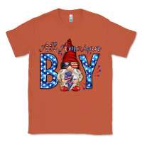 Copper All American boy with gnome Classic Tee - HowdyJamesFarm