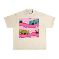 Sandshell Easter School Bus Seamless Pattern Urban Heavy Tee - BundleAndBundleShop