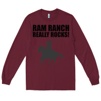 Burgundy Ram Ranch Really Rocks! Long Sleeve Tee - Bettercallsaul
