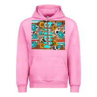 Fuchsia Pink western nana Urban Hoodie - RanaPortraitStore