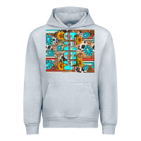 Heather Grey western nana Urban Hoodie - RanaPortraitStore