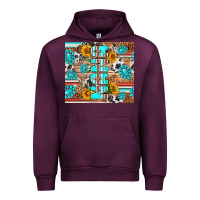 Mauve Wine western nana Urban Hoodie - RanaPortraitStore