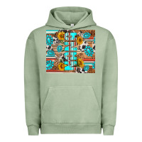 Pigment Oil Green western nana Urban Hoodie - RanaPortraitStore