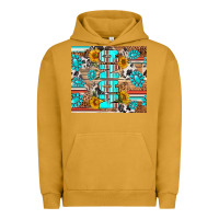 Pigment Peanut Butter western nana Urban Hoodie - RanaPortraitStore